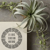 Tampon Auto-encreur Futuristic Maze Custom Ex Libris Stamp