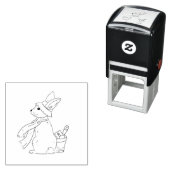 Tampon Auto-encreur Garden Bunny Rubber Stamp (En situation)