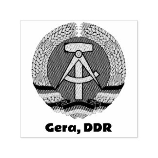 Tampon Auto-encreur Gera, Allemagne de l'Est - DDR GDR Ostdeutschland