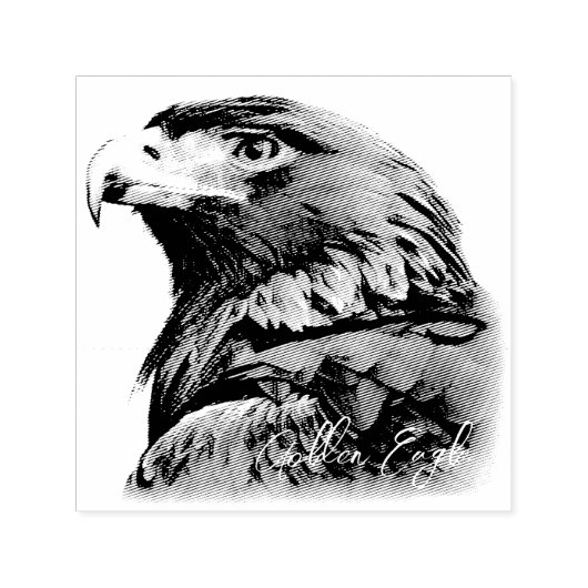 Tampon Auto-encreur Golden Eagle (Design)