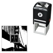 Tampon Auto-encreur Golden gate (En situation)