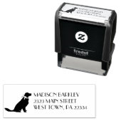 Tampon Auto-encreur Golden Retriever (En situation)