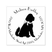 Tampon Auto-encreur Goldendoodle Chien Chien Puppy Labradoodle (Design)
