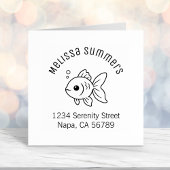 Tampon Auto-encreur Goldfish Arch Address