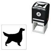 Tampon Auto-encreur Gordon Setter Chien race Silhouette (En situation)