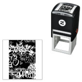 TAMPON AUTO-ENCREUR  GRAFFITI N° 2 (En situation)