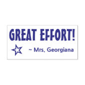 Tampon Auto-encreur "GRAND EFFORT !" Marquage du tampon en caoutchouc (Design)