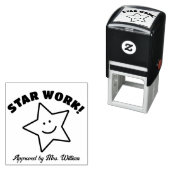 Tampon Auto-encreur Grand emploi STAR Grille Encouragement Enseignant (En situation)