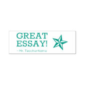 Tampon Auto-encreur "GRAND ESSAI !" Évaluations de l'éducateur Timbre (Design)