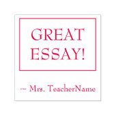 Tampon Auto-encreur "GRAND ESSAI !" Tampon en caoutchouc de la rétroac (Design)