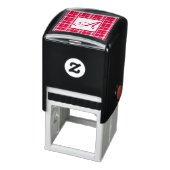 Tampon Auto-encreur Grand Timbre initial d'auto-encolure Plaid (Produit)