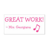 Tampon Auto-encreur "GRAND TRAVAIL !" Marquage du tampon en caoutchouc (Design)