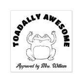 Tampon Auto-encreur Grand travail TOAD Grille Encouragement Enseignant (Design)