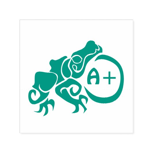 Tampon Auto-encreur Grenouille verte mutante Grade A+ (Design)