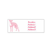 Tampon Auto-encreur Greyhound dog (Design)