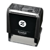 Tampon Auto-encreur Guitare acoustique cool (Produit)