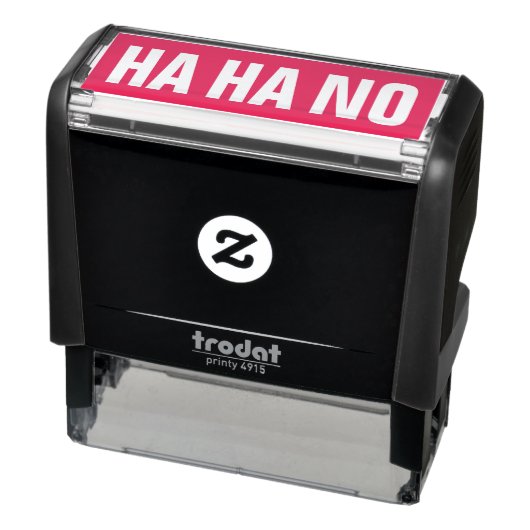 Tampon Auto-encreur Ha ha non (Produit)
