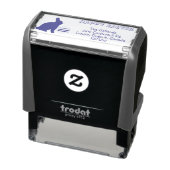 Tampon Auto-encreur Happy Easter Bunny & Egg Return Address (Produit)