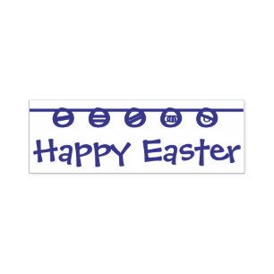 Tampon Auto-encreur Happy Easter Rubber Stamp