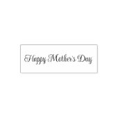 Tampon Auto-encreur Happy Mother's Day Cursive Script Text Template (Design)