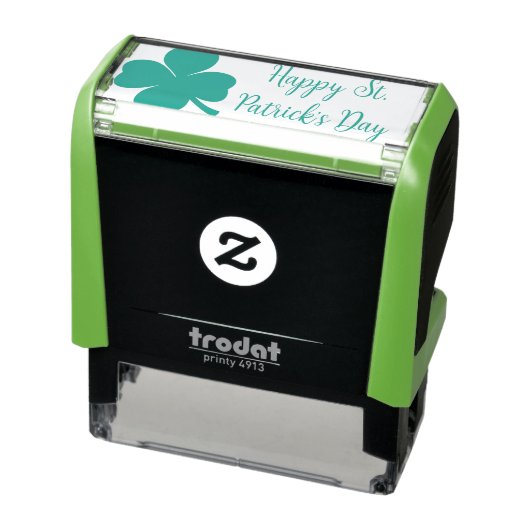 Tampon Auto-encreur Happy St. Patrick’s Day Timbre en caoutchouc (Produit)