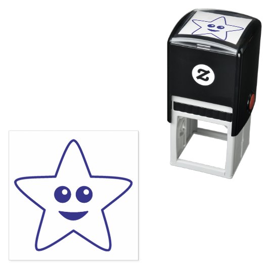 Tampon Auto-encreur Happy Star Self-Inking Timamp (En situation)