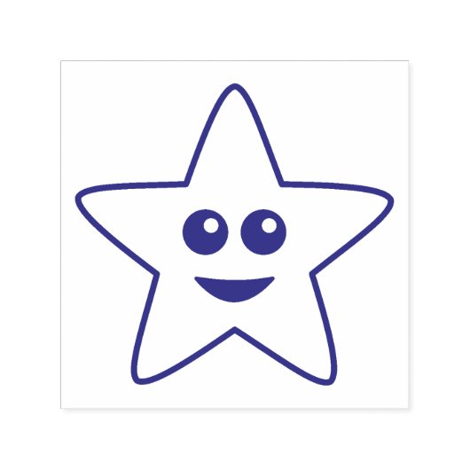 Tampon Auto-encreur Happy Star Self-Inking Timamp (Design)