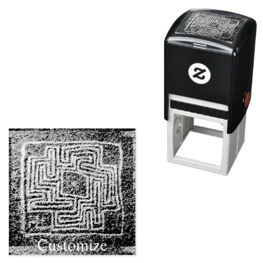 Tampon Auto-encreur Hemet Maze Pierre Thunder_Cove (En situation)