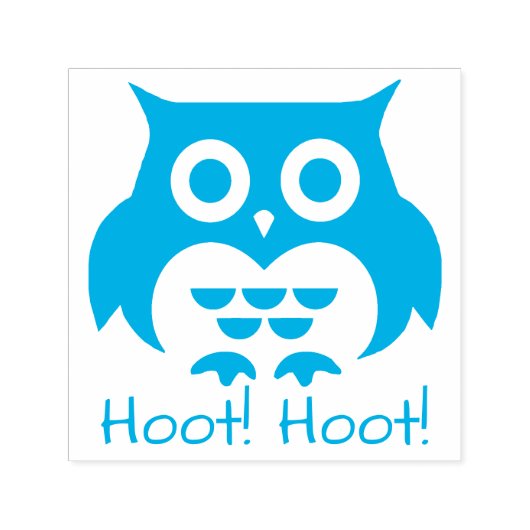Tampon Auto-encreur Hibou Hoot ! Hoot ! (Design)