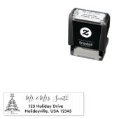 Tampon Auto-encreur Holiday Self-Inking Stamp (En situation)