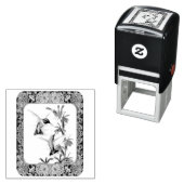 Tampon Auto-encreur Hummingbirds and Flowers #5 (En situation)