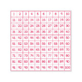 Tampon Auto-encreur Hundreds Chart Self-Inking Stamp (Design)