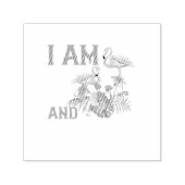 Tampon Auto-encreur I Am 6 et Flamazing (Design)