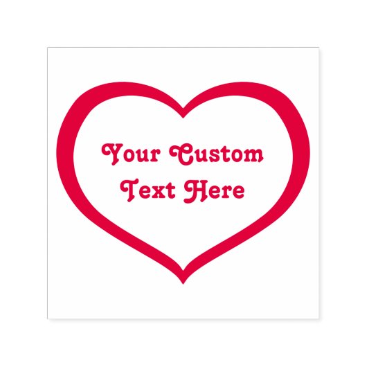 Tampon Auto-encreur Icône Coeur plat (Design)