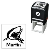 Tampon Auto-encreur Icônes simples / Image - SHARK + idées (En situation)