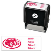 Tampon Auto-encreur Illustration de Cannoli (En situation)