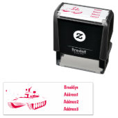 Tampon Auto-encreur Illustration de caricature de réservoir (En situation)