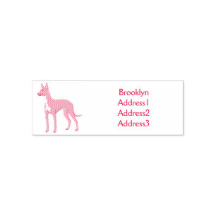 Tampon Auto-encreur Illustration de chien de chien de chien de chien d