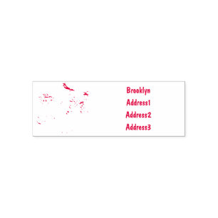 Tampon Auto-encreur Illustration de dessin animé de tapis roulant et d