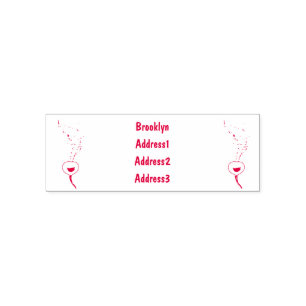 Tampon Auto-encreur Illustration de dessin Radish