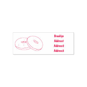 Tampon Auto-encreur Illustration de Donut
