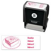 Tampon Auto-encreur Illustration de gâteau de Tiramisu (En situation)