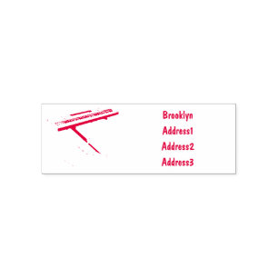 Tampon Auto-encreur Illustration de piano clavier