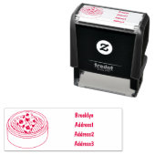 Tampon Auto-encreur Illustration de Shumai dim sum (En situation)