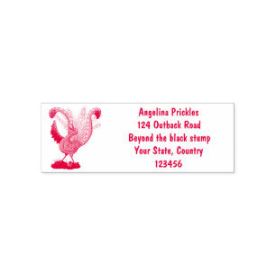 Tampon Auto-encreur Illustration de superbe et superbe lyrebird