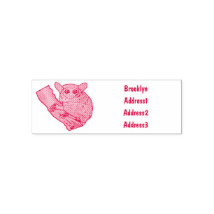 Tampon Auto-encreur Illustration de Tarsier