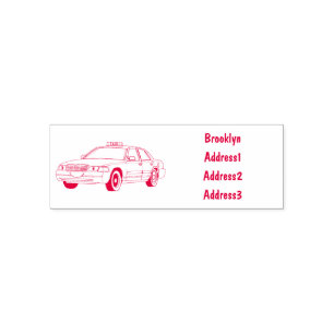 Tampon Auto-encreur Illustration de taxi