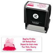 Tampon Auto-encreur Illustration drôle de morse joyeux (En situation)