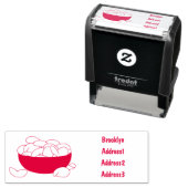 Tampon Auto-encreur Illustration d'une puce de pomme de terre (En situation)