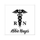 Tampon Auto-encreur Infirmière inscrite RN Caduceus Professionnel Médi (Design)